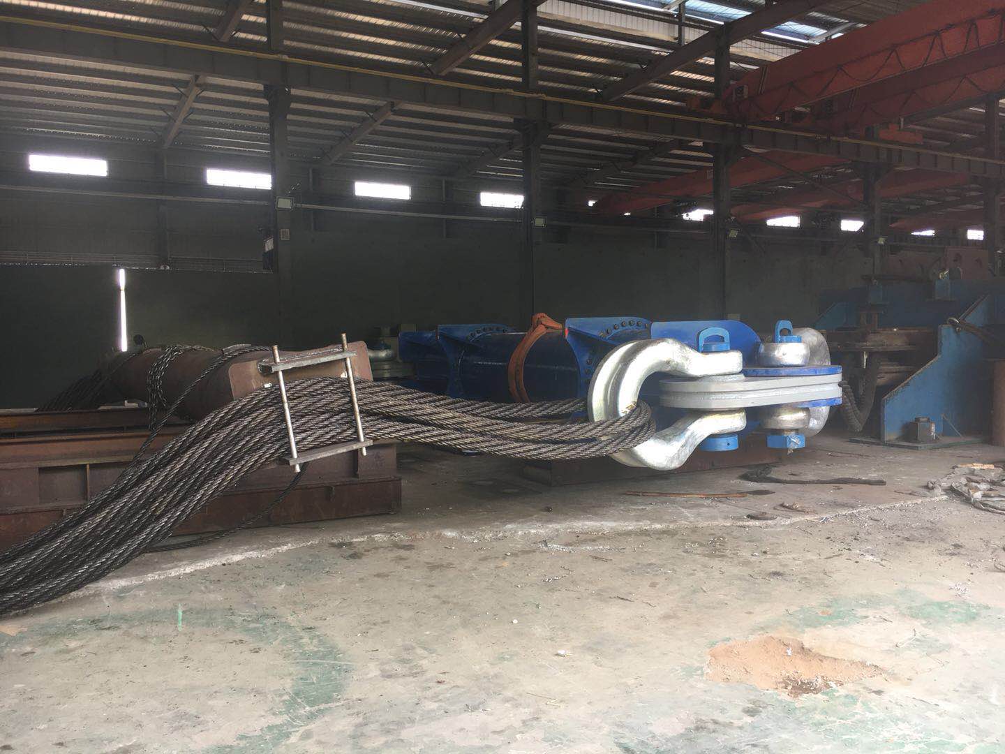 拉力试验业务一片繁忙景象