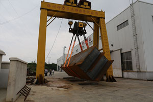 60Ｔ翻转吊梁试验