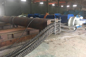 1200Ｔ风电吊梁试验